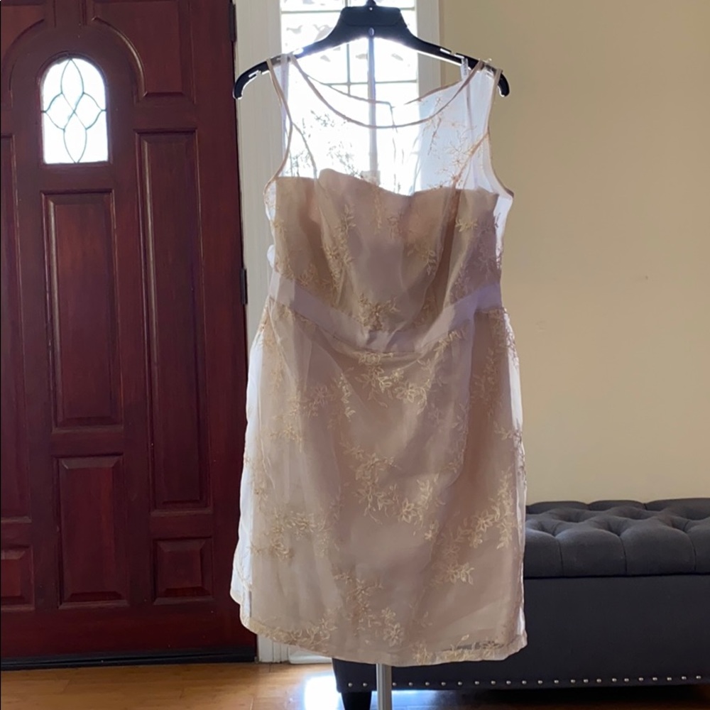 Beige Bridesmaids Dress